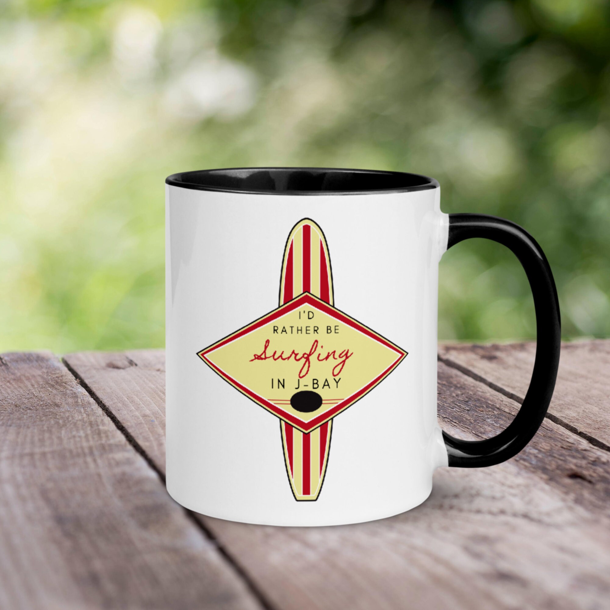 Personalized Surf Mug Surfers Gift Surf boards I'd rather Etsy