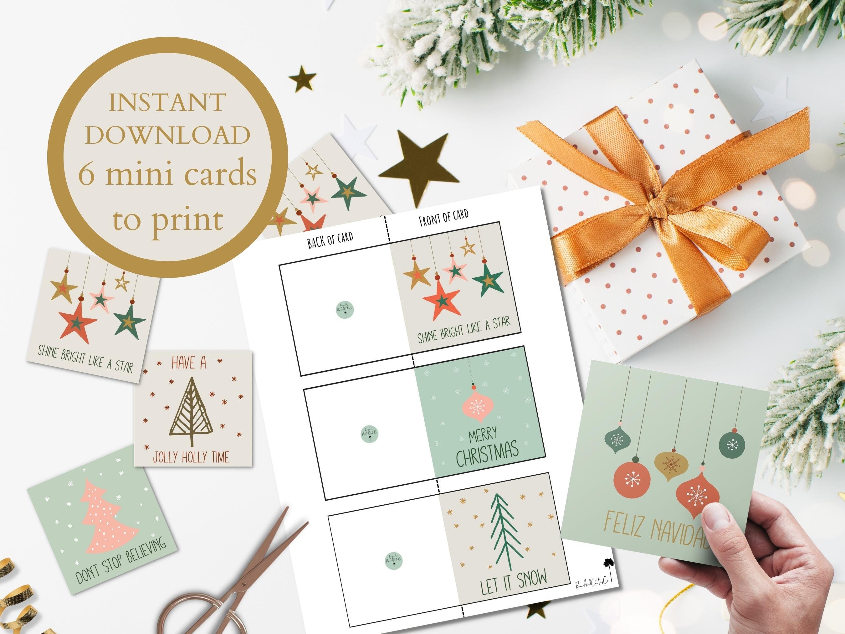 Boho Christmas Cards - Etsy