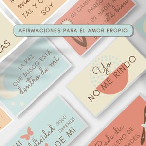 Tarjetas de Afirmación Imprimibles, Yo Soy Suficiente Afirmaciones Positivas, Cartas de Manifestación, Tarjetas de Motivación, Amor Propio
