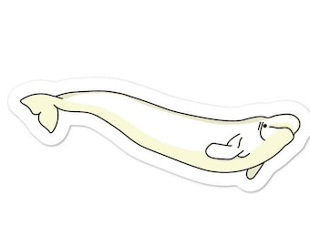 Beluga - Pegatina de Adventucation