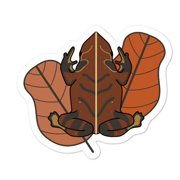 Toad Crying Sticker American Toad Sticker - Etsy