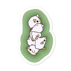 Honduran White Bat - Adventucation Sticker