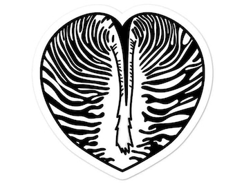 Zebra Butt - Pegatina Adventucation