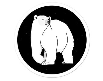 Oso Polar - Pegatina Adventucation