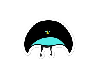 Voglekop Superb Bird of Paradise - Pegatina Adventucation