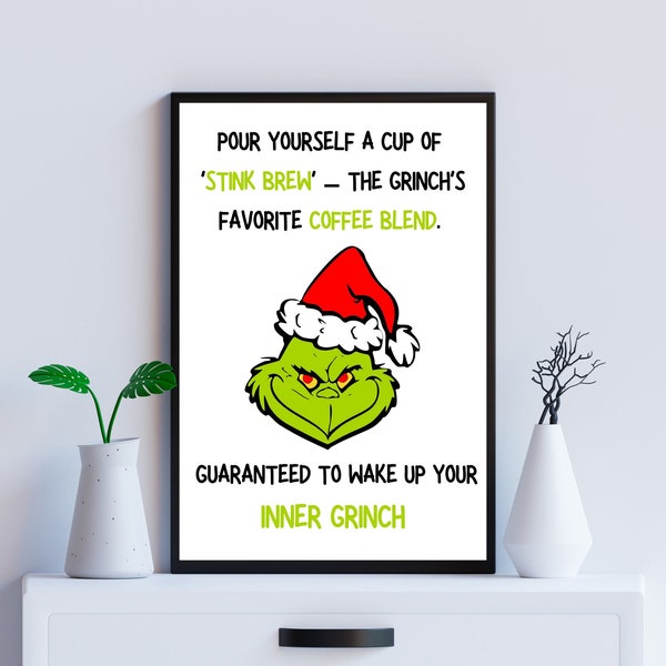 Secret Santa Grinch Theme Etsy