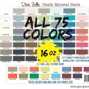 PAINT Your FRONT DOOR Dixie Belle, 16oz, Chalk Mineral Paint Best Coverage No Fumes image 10