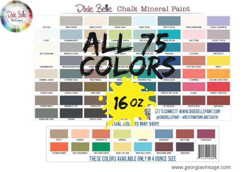 PAINT Your FRONT DOOR Dixie Belle, 16oz, Chalk Mineral Paint Best Coverage No Fumes image 10