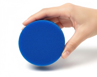 BLUE SPONGE (2) Applicators for Top Coat, Dixie Belle, Gator Hide Sponge, Clear Coat Sponge, Sealer
