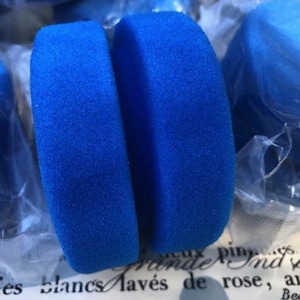 BLUE SPONGE (2) Applicators for Top Coat, Dixie Belle, Gator Hide Sponge, Clear Coat Sponge, Sealer