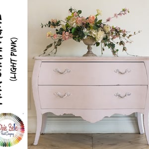 Light Pink Paint, PINK CHAMPAGNE Chalk Mineral Paint, Pastel Pink, Dixie Belle, Furniture Paint