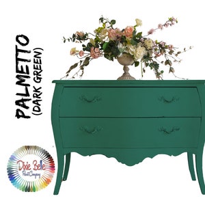Green Paint, PALMETTO Paint, Dark Green, Dixie Belle Chalk Mineral Paint, Furniture Paint