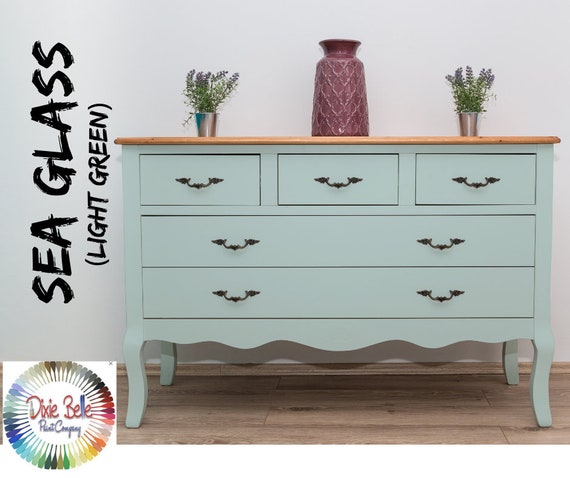 SEA GLASS Dixie Belle Chalk Mineral Paint, Green Paint, Furniture