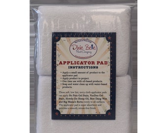 GEL WOOD STAIN Applicator Pad, Dixie Belle, Apply Wood Stain
