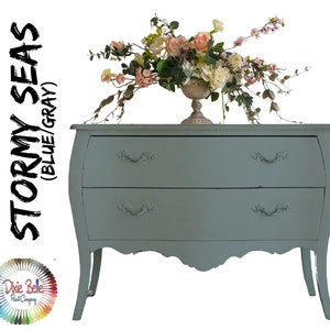 STORMY SEAS, Blue Gray Paint, Dixie Belle Chalk Mineral Pain, Furniture Paint