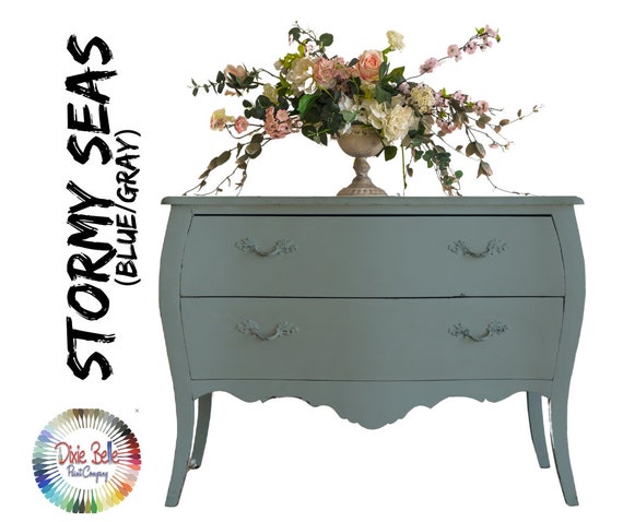STORMY SEAS, Blue Gray Paint, Dixie Belle Chalk Mineral Pain, Furniture  Paint - Etsy