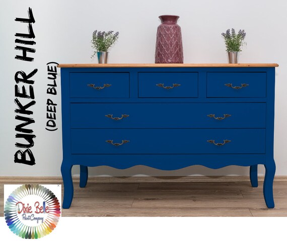 Bunker Hill Blue Chalk Mineral Paint Dixie Bunker Hill Blue Chalk Mineral Paint, Bunker Hill Blue Furniture