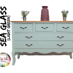SEA GLASS Dixie Belle Chalk Mineral Paint, Green Paint, Furniture Paint