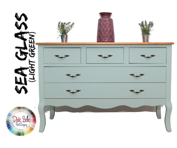 SEA GLASS Dixie Belle Chalk Mineral Paint, Green Paint, Furniture Paint -  Etsy