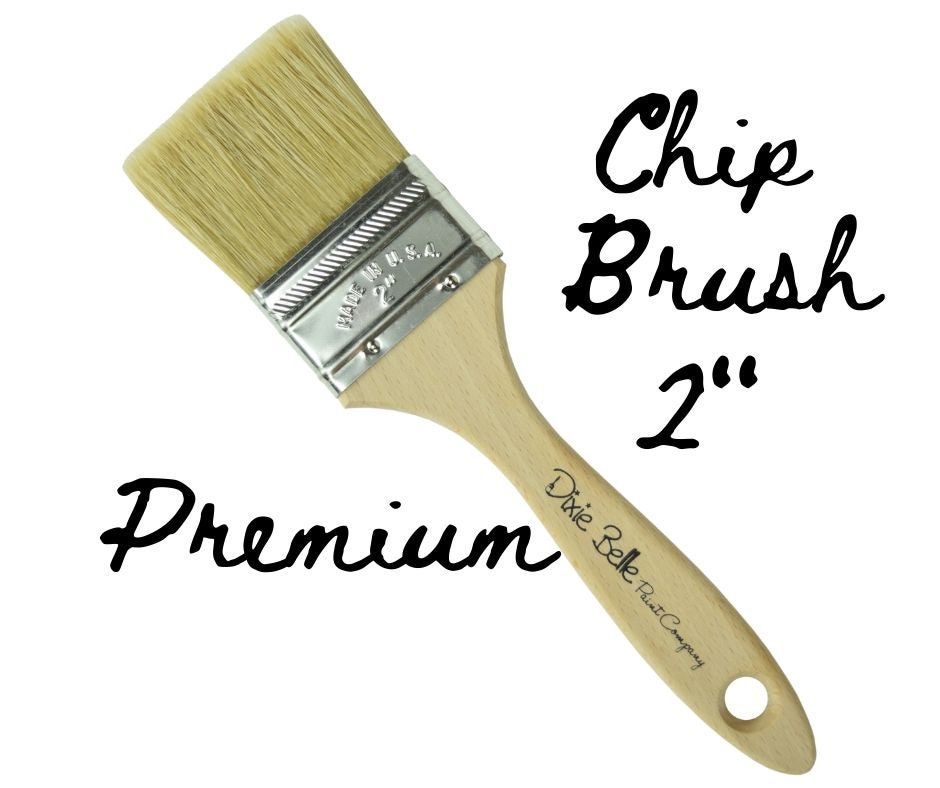 Dixie Belle Paint Brush FLAT MEDIUM Brush Furniture Paint 