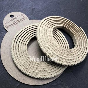 Furniture Applique - Woodubend - Decor Mould,  - 82.68" x 0.4"- Mold - Applique Trim #TR710 (set of 2) - Dixie Belle