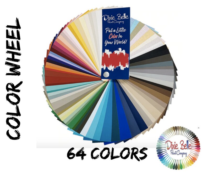 Dixie Belle Color Wheel 64 Colors Chalk Mineral Paint Etsy
