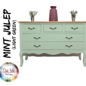 MINT JULEP Chalk Paint, Light Green Chalk Paint, Dixie Belle Chalk Mineral Paint, Furniture Paint