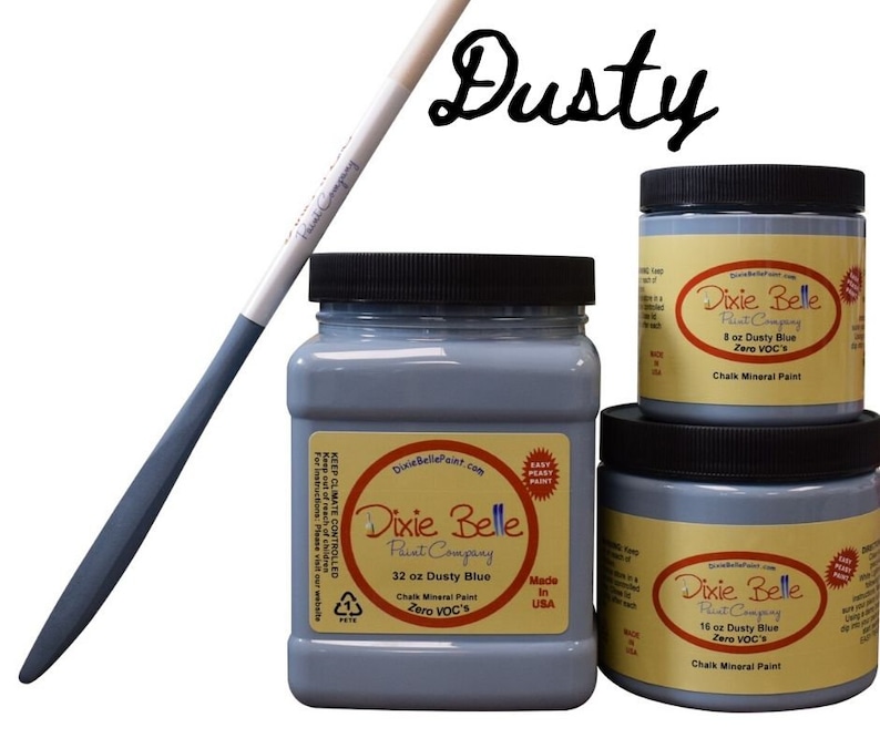 dusty blue chalk paint