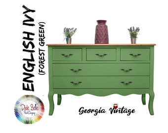 FOREST GREEN Paint - English Ivy - Dixie Belle Chalk Mineral Paint - Green Chalk Paint - Cottage , Furniture Paint