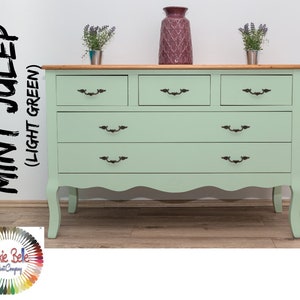 MINT JULEP Chalk Paint, Light Green Chalk Paint, Dixie Belle Chalk Mineral Paint, Furniture Paint