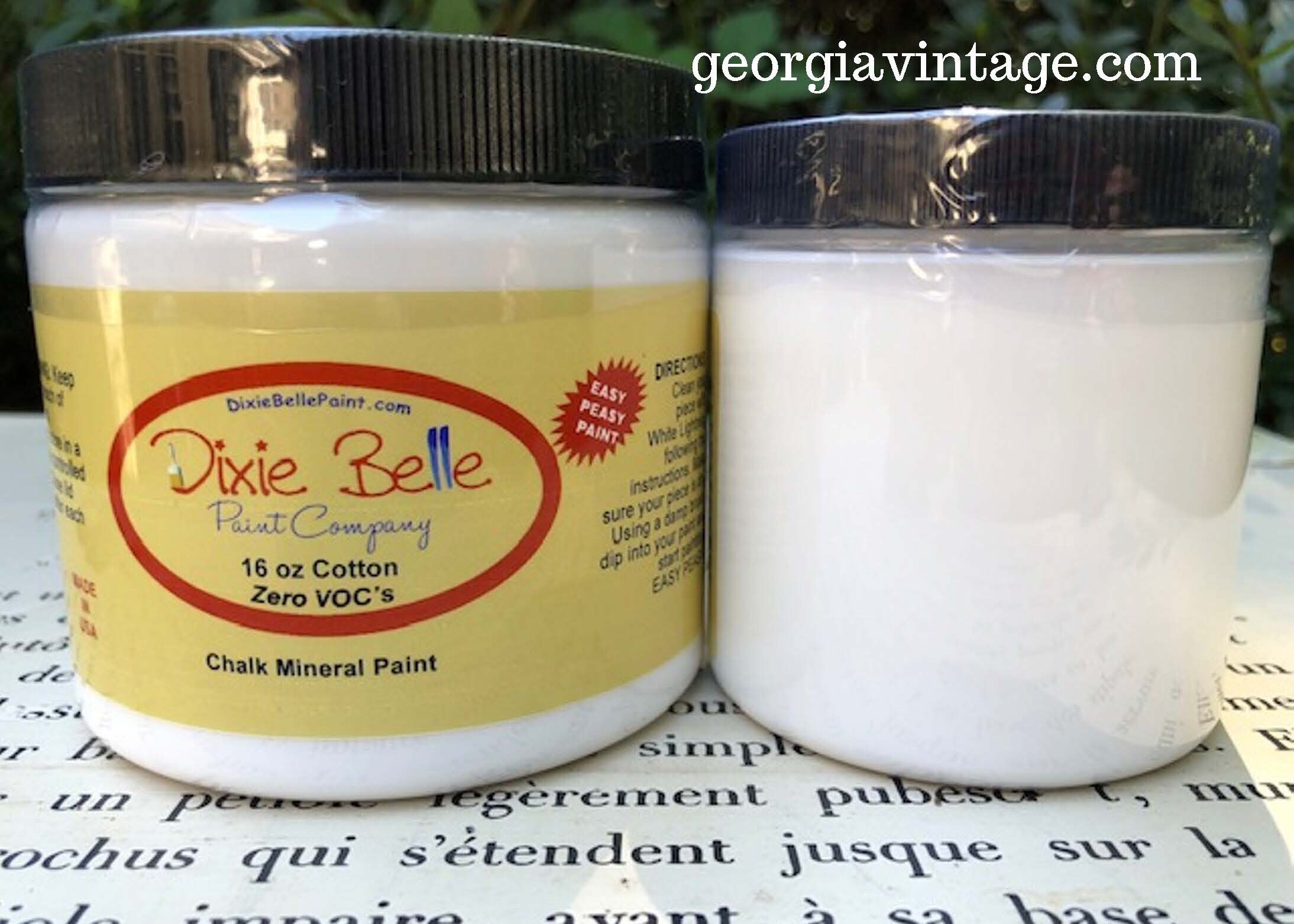 COTTON Paint White Paint Dixie Belle Chalk Mineral Paint Etsy