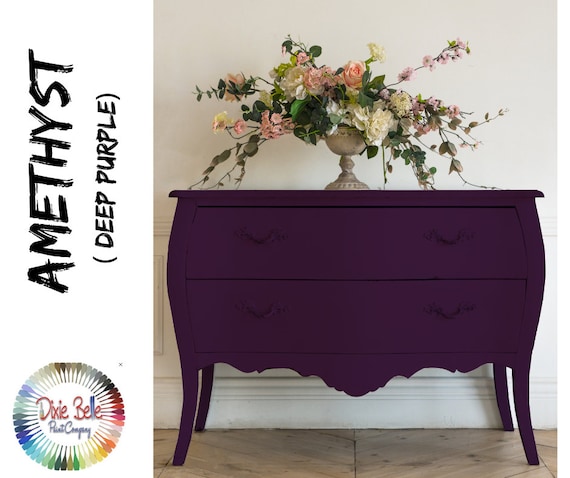 Deep Purple Chalk Mineral Paint Amethyst Dixie Belle Furniture
