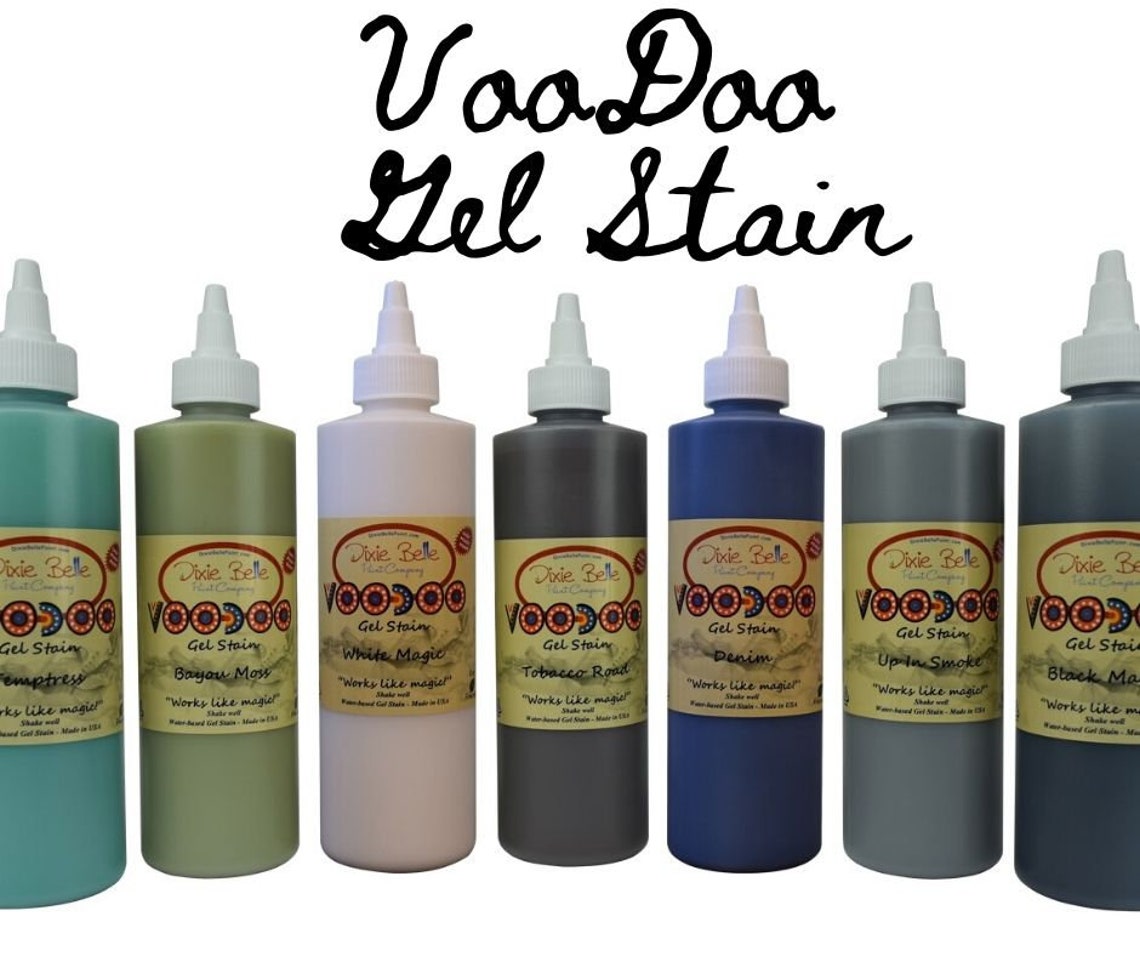 VOODOO WOOD STAIN Dixie Belle Gel Stain Wood Grain Stain Etsy