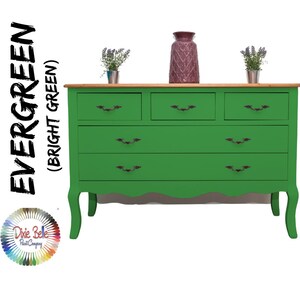 EVERGREEN Chalk Paint, Green Chalk Paint, Dixie Belle Chalk Mineral Paint, Furniture Paint