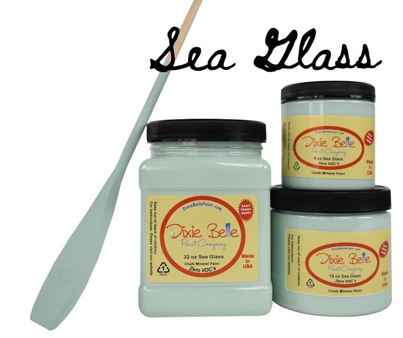SEA GLASS Dixie Belle Chalk Mineral Paint Green Paint Etsy