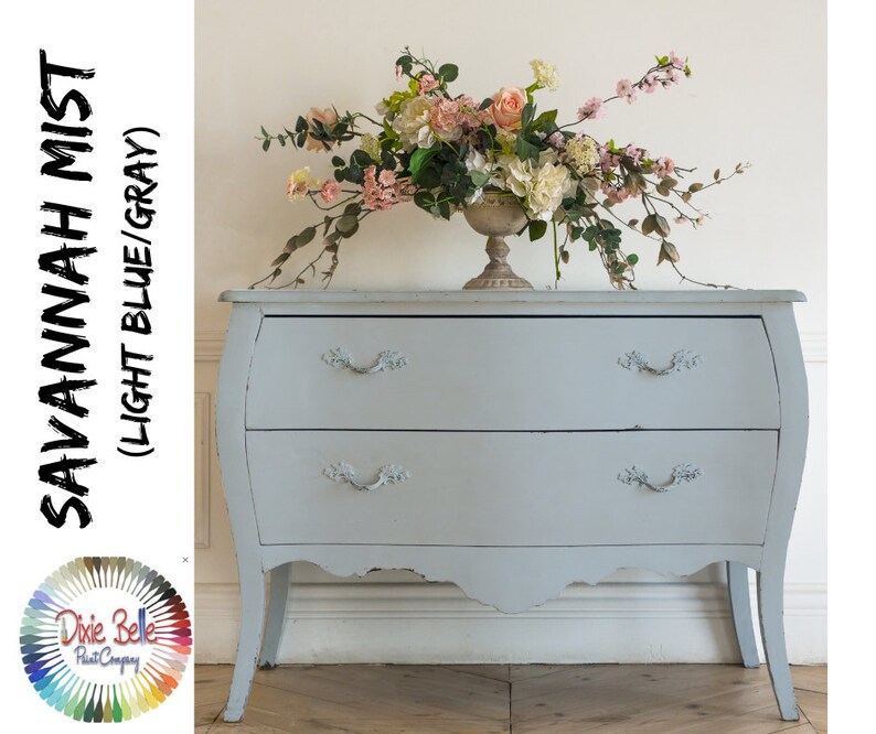 SAVANNAH MIST Light Blue Chalk Mineral Paint Dixie Belle Etsy