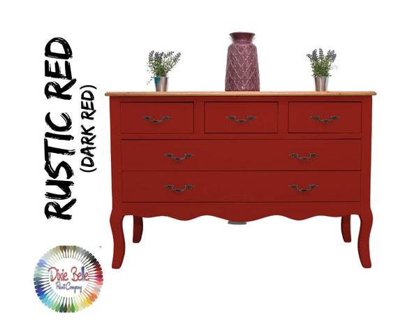 open lace back dress 1940s Italian Chest of Drawers in Dark Red Stained Wood main image 1
