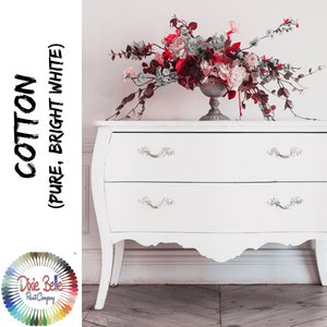 White Paint, COTTON, Dixie Belle Chalk Mineral Paint, Furniture Paint