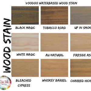 VOODOO WOOD STAIN, Dixie Belle Gel Stain, Wood Grain Stain, Waterbased Stain
