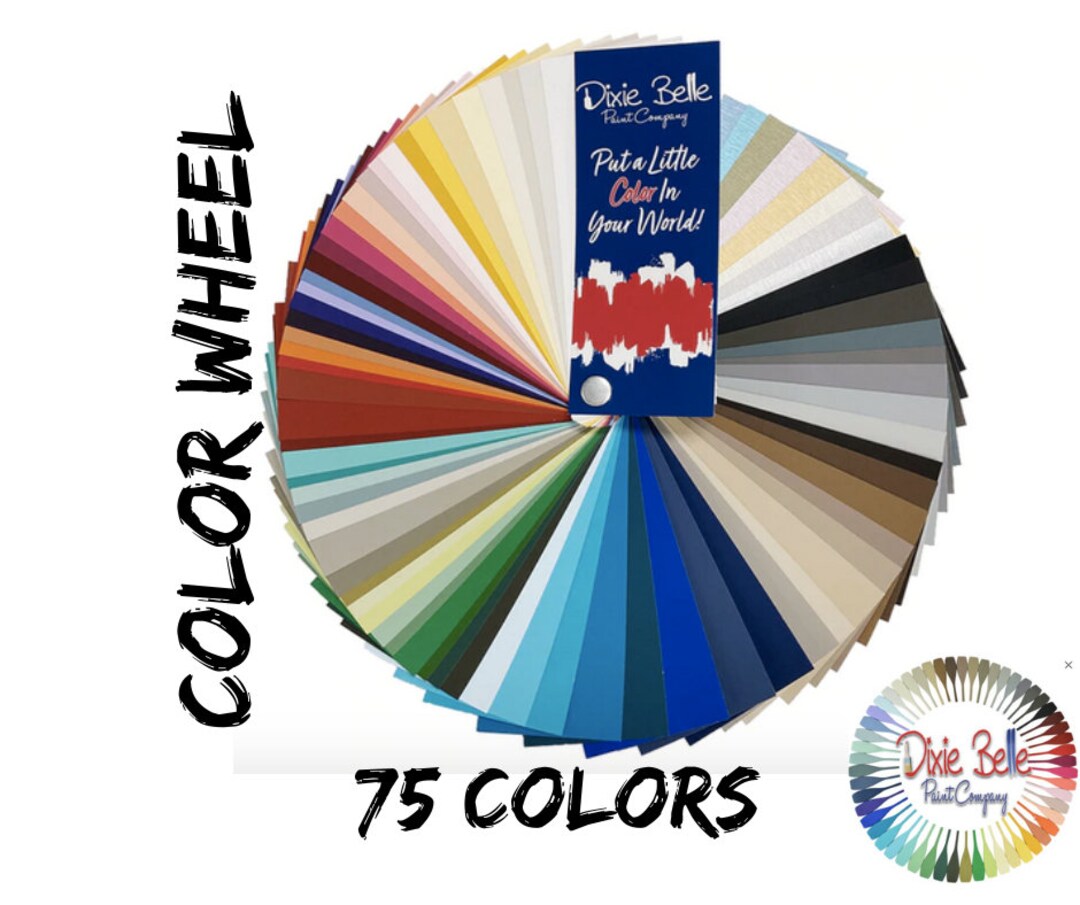 Dixie Belle Color Wheel 75 Colors Chalk Mineral Paint Etsy