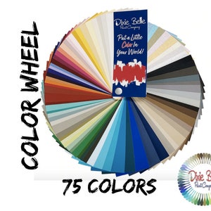 Dixie Belle Color Wheel - 75 Colors - Chalk Mineral Paint - Etsy