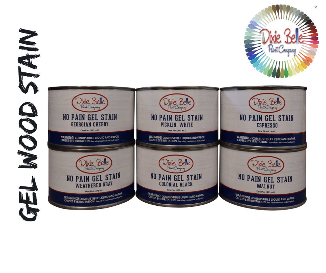 GEL WOOD STAIN, Dixie Belle, No Pain Gel Stain, Wood Grain Stain Etsy