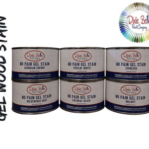 GEL WOOD STAIN, Dixie Belle, No Pain Gel Stain, Wood Grain Stain