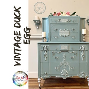 VINTAGE DUCK EGG, Dixie Belle Chalk Mineral Paint, Blue Chalk Paint, Furniture Paint