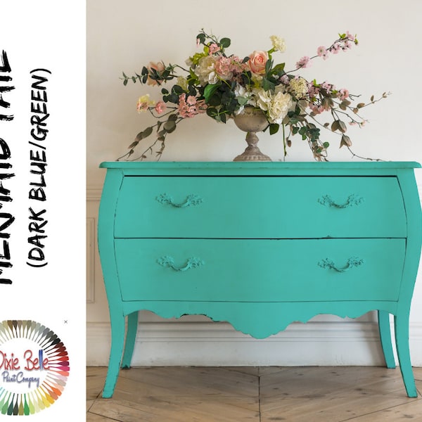 Painted Furniture Turquoise Etsy