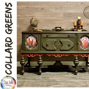 COLLARD GREENS Chalk Paint, Green Chalk Paint, Dixie Belle Chalk Mineral Paint, Furniture Paint