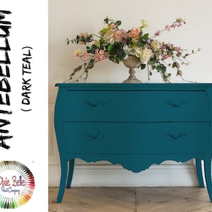 Dark Teal, Dixie Belle Chalk Mineral Paint, Antebellum Blue, Blue Chalk Paint, Furniture Paint