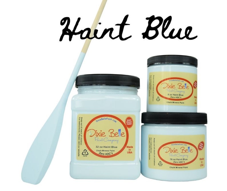 HAINT BLUE Light Blue Chalk Mineral Paint Dixie Belle Etsy