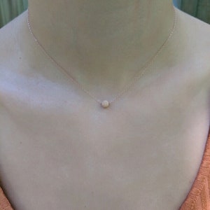 14k Rose Gold Filed, Dainty Rose Gold Necklace, Rose Gold Stardust choker