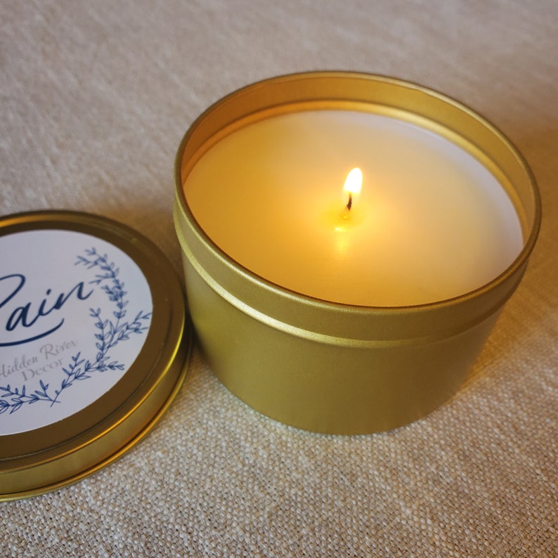 Stress Relief Eucalyptus Soy Candle 100 Soy Wax Candles 2oz Etsy